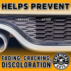 Chemical Guys Black On Black Trim Shine - 2 Pack,11 oz Each, Sprayable Dressing for Trim, Tires, Plastic & Vinyl High Gloss Finish, Dry-to-The-Touch, Easy Spray Application