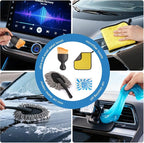 Car Detailing Brush Kit with Detail Brushes,Car Interior Detailing Brushe,Car Dust Brush,Cleaning Gel,Car Interior Cleaning Tool for Truck SUV Car Accessories