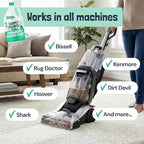 Sunny & Honey Carpet Cleaner Solution - Carpet Shampoo & Pet Stain Remover for Upholstery & Rugs - Works With Steam Cleaners (128 fl oz, Spring Mint Scent)