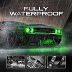 OPT7 Aura Halo Accent Lights for 2008-2023 Dodge Challenger with Remote Control, 12" Multi-Color LED Strip, Car Neon Lighting Kit