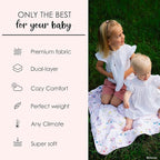 Milk Snob Disney A Wish Come True Baby Boy/Girl Swaddle Blanket, Soft Receiving, Security and Play, Toddler Infant NewbornBedding, Baby Shower, Baby Registry Gender Neutral Gift, 34 * 34 inches