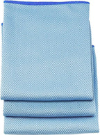 Unger Professional 18” x 18” Large Professional-Grade Microfiber Cloth Towels, 3 Pack, Multi-Purpose Wet and Dry Cleaning Cloths for Kitchen, Bath, Auto, Appliances, Car Supplies