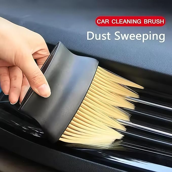 7PCS Car Beauty Brush Set, Cleaning Brushes for Car Interior or Exterior, Dust Removal and Cleaning Tools, Suitable for Logos, Vents, Wheels, Leather Seats