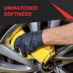 Maxshine 16" x 16" Universal 5-Piece Edgeless Microfiber Towel Set – Ultra Plush, Extra Absorbent 380GSM – Ideal for Car Wash, Home Cleaning & Pet Drying – Detailing Supplies