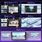 8-core 4G+64G Car Stereo for Toyota Corolla 2009-2013 with 9-Inch 1280P QLED Touchscreen 5G WiFi, Android Car Radio Carplay Android Auto BT5.1 DSP/Hi-Res Audio 5GWifi SWC GPS Backup Camera