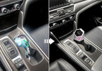 Ginsco Car Trash Can Cup Holder, 2 Pack Mini Car Trash Can with Lid, Car Accessories for Interior, Leakproof Small Trash Cup for Car, Home with Additional 2 ABS Hooks and 90pcs Trash Bags Silver