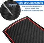 Autorder Center Console Organizer for Hyundai Kona 2018-2021 2022 2023 Accessories Armrest Storage Box Secondary Insert Tray with 3 Color Mats (Not for Kona EV)