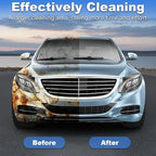 KUNAL 1 PCS Clay Towel Auto Detailing & 1 PCS Car Wash Clay, Microfiber 12in*12in Towel for Cleaning & Release of Paint Contaminants, Road Grime, Light Overspray, Debris