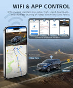 4K Mirror Dash Cam 9.66 Inch IPS Touchscreen Front and Rear View Dual Cameras, Night Vision, WiFi APP Control, G Sensor, Parking Assistance, Included 64GB Card & GPS