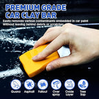 TEAWOO Clay Bars Kit, 6 Clay Bars & 20 PCS Lubricant Tablets, Complete Car Detailing Kit, Spray Bottle, Disposable Gloves and Microfiber Towels for Car Detailing Cleaning