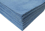 Detailer's Preference Premium Edgeless Microfiber Towels, 350 GSM, Ultra Soft, Lint-Free, Streak-Free, Scratch-Free, Highly Absorbent, for Auto, Home, and Detailing,16x16, 12-Pack, Light Blue