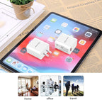 18W USB Wall Charger Block Fast Phone Charger USB Plug Compatible with Galaxy S25 S24 S21 S10, iPhone 16 15, Sun Light Lamp, 2Pack White