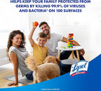 Lysol Disinfectant Spray, Sanitizing and Antibacterial Spray, For Disinfecting and Deodorizing, Early Morning Breeze, 1 Count, 12.5 fl oz each, Packaging may vary