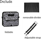 AOKJOY Car Trunk Organizer Car Storage Organizer Collapsible Multi Compartment Car Organizer Adjustable Straps Car Organizer for SUV(Cow)