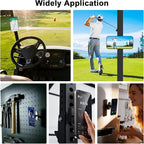 Magnetic N56 Golf Cart Phone Holder, Compatible with MagSafe iPhone 17/16/15/14/13 Pro/Max/Plus & Android, Fits EZGO Club Car Yamaha Icon, Golf Cart Accessories & Golf Gifts for Men, Women, Golfers