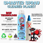 Stain Remover Spray | Non-Toxic Stain Remover Family Safe Formula | Bag-On-Valve 360° Continuous Spray Bottle | Cleaner for Clothes, Upholstery, Carpet & Car Seats 4.2 Oz, (Pack of 1)