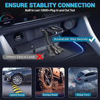 Wireless CarPlay Adapter for iPhone, 2026 Upgraded Mini Design & Plug and Play & 5s Auto Stable Connection Converts Wired Connections to Wireless Compatible for iPhone 6+ (iOS 10+) & 2016+ Car