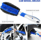 Lsyomne 62'' Car Wash Brush Mop Kit with Long Handle Microfiber Car Washing Tool kit Detailing Brush Car Wheel Tire Cleaning Brush Windshield Squeegee Car Duster Towel for Cars Truck, SUV, RV