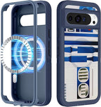 for Google Pixel 9 Case/Pixel 9 Pro Case - Compatible with MagSafe Women Cute Girls Magnetic Protective Cover Teen Boys Cool Unique Design Heavy Duty Shockproof for Pixel 9/9 Pro Phone Case