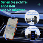 for MagSafe Car Mount Charger [15W Fast Charging] Phone Holder Wireless Car Charger Wireless Phone Holder for iPhone 17 16 Pro Max 15 Plus 14 13 12 & Samsung Galaxy S25 S25+ Ultra S24 S24+ Ultra