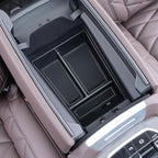 JKCOVER Center Console Organizer Tray Compatible with BMW X5 G05 X7 G07 (2019-2025) and X6 G06 (2020 2021 2022 2023 2024 2025) Accessories Armrest Secondary Storage Box, ABS Plastic