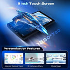8-Core 4G+64G Qual-comm Snapdragon chip Car Radio for Toyota Corolla 2009-2013, Rimoody Car Stereo Carplay Android Auto 3D car Model Display GPS WiFi 9 Inch IPS Touchscreen Mirror Link Camera