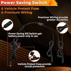 12 Pods Pure White LED Rock Lights Kit with Switch Wiring Harness,6500K 324 LEDs Bright Rock Lights for Trucks,Waterproof Underglow Light for Car Jeep Off Road ATV UTV SUV(Patented)