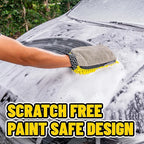 Chemical Guys Three-Way Premium Microfiber Wash Mitt 2 Pack – Ultra Plush Scratch-Free Wash Mitts for Cars, Trucks, Motorcycles & RVs – Safe for Paint, Chrome & Glass