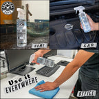 Chemical Guys Nonsense Colorless & Odorless All Surface Cleaner - Interior Cleaner, Safe for Vinyl, Rubber, Plastic, Carpet, and Upholstery, pH Balanced, Residue-Free, Unscented, 16 Fl Oz, Pack of 2