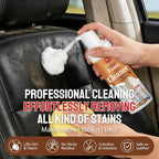 Foam Cleaner and Leather Conditioner Kit Long-Lasting Protection for Leather Car Interior, Furniture, Sofa