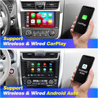 ALTIMA 2013-2018 Radio Updated Compatible with Wireless Carplay Android Auto,Car Stereo 1280x720 TouchScreen Bluetooth Navigation Multimedia Player GPS WIFI AM FM Backup Camera 8core HeadUnit