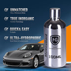 100ml Auto Light Ceramic Coating for Cars, High Shine Paint Protection, Easy to Apply, 1+ Year Durability, Car Coating Cleaner for 3 Small-Med Cars