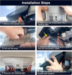 Mangoal 4K Front & 2K Rear 2 Channel HDR Dash Cam, Dual STARVIS 2 IMX678 IMX675, Fit for Mazda CX5 2019-2025 & CX-9 2020-2023, 5GHz WiFi, GPS, 128GB Card