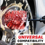 Maxshine Universal Wheel & Rim Brush Set, 2-Piece (10” & 6”) – Soft Non-Abrasive Bristles with Comfort Grip – Car Detailing Brushes for Safe Wheel & Tire Cleaning on Cars, Trucks, SUVs & Motorcycles