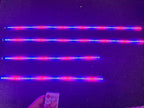 Sando Tech Dream Chase Color Double Row Million Colors Shift 2PCS 4Ft+2PCS 6.5Ft Underglow Strip Light Music Flows Bluetooth/Remote Ctrl Hood Grill Lights for Polaris Slingshot Car Truck