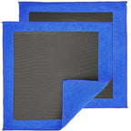 2 Pack Clay Towel Auto Detailing 12 x 12 Inch Fine Grade Clay Bar Towel for Car Detailing Microfiber Car Cloth Cleaner for Cleaning & Release of Paint Contaminants, Blue