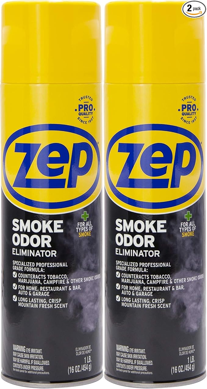 Zep Commercial Smoke Odor Eliminator 16 Ounce - 2-Pack