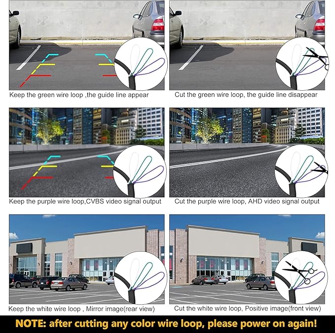 NATIKA Backup/Front/Side View Camera: No Distortion Effect Starlight Night Vision HD Metal Flush or Surface Mount 720P AHD and TVI Reverse Rear View Backup Camera for Cars Pickup Trucks SUVs RVs Vans