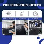 Convertible Nano Ceramic Coating for Car Roofs - Waterproof Hydrophobic Coating for Cabrio Tops - Fabric & Vinyl Friendly Soft Top Cleaner - 250 ml Long-Lasting Roof Coating Protectant
