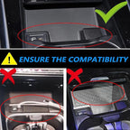 Wireless Car Charger for Mercedes Benz A-Class B-Class Gla Glb Cla Amg 2020-2023 All Models Accessory with 15w Wireless and 27w USB Qc3.0 Fast Charging (2024 New)