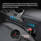 4 Pack Car Seat Gap Filler, Car Seat Gap Plug to Fill The Gap Between Seat and Console, Universal Car Seat Gap Filler Organizer Crevice Blocker Stop Things from Dropping
