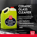 Griot's Garage Ceramic Glass Cleaner Spray for Car Windows, Windshields, Mirrors and Home Use, Cleans and Protects, Streak-Free, 11009, One Gallon
