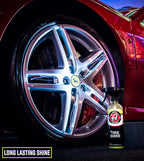 Adam's SiO2 Infused Tire Shine Plus 16oz - Achieve a Lustrous, Dark, Long Lasting Shine - Non-Greasy and No Sling Formulation Infused with SiO2 for Increased a Longer, Durable Shine (Refill Kit)