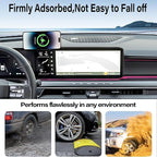 Car Phone Holder for Kia EV9 2024 2025 2026 Accessories Apply to 12.3 Inch Touch Screen 15W Fast Wireless Charger Screen Fixed Clip Cell Phone Mount Hands-Free 360 Degree Rotation