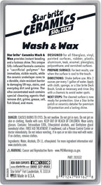 STAR BRITE Ceramic Wash & Wax - Watermelon Scent - Ultimate Protection and Shine, SiO2-Infused, Repels Dirt, Grime, UV Damage - 32 oz (203532)
