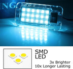 iJDMTOY Super Bright 2W High Power Aqua Ice Blue Full LED Trunk Cargo Area Light w/Switch Compatible with Lexus, Compatible with Toyota, Powered by 18-SMD LED Diodes