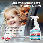 Bug Splat N' All Awning Cleaner 32 fl oz - Boat, Patio, Trailer & RV Awning Cleaner for Bug Splatter, Dirt, Grime & Stain Remover - Awning Fabric Cleaner & Rust Remover - Safe on All Surfaces