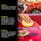 Formula 1 Scratch Out Paste - Car Scratch Remover and Polishing Compound for Moderate Scratches and Surface Correction (8 oz.)