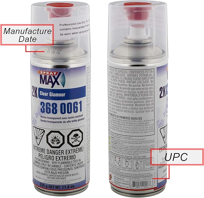 Spray max USC 2k High Gloss Clearcoat Aerosol
