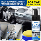 Multipurpose Car Interior Foam Cleaner for Seats, Carpets & Dashboard – Deep Cleaning Formula for Fabric, Leather, Plastic Surfaces | Car Detailing Kit & Upholstery Cleaner (5.1Oz/150ML)